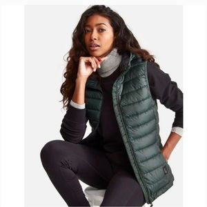LOLE ROSE PACKABLE VEST WOMENS MEDIUM DARK GREEN